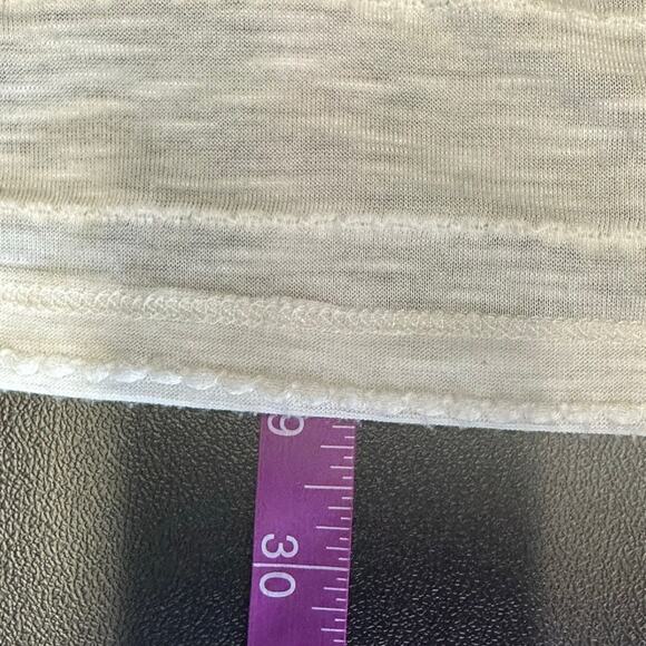 Cato Off White V-Neck Eyelet Trim Short Sleeve Tunic Top Size M - Picture 8 of 8